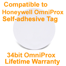 Self adhesive Tag Northern Honeywell OmniProx 34bit N10002 Format Compatible with OmniProx PVC4 Key Card